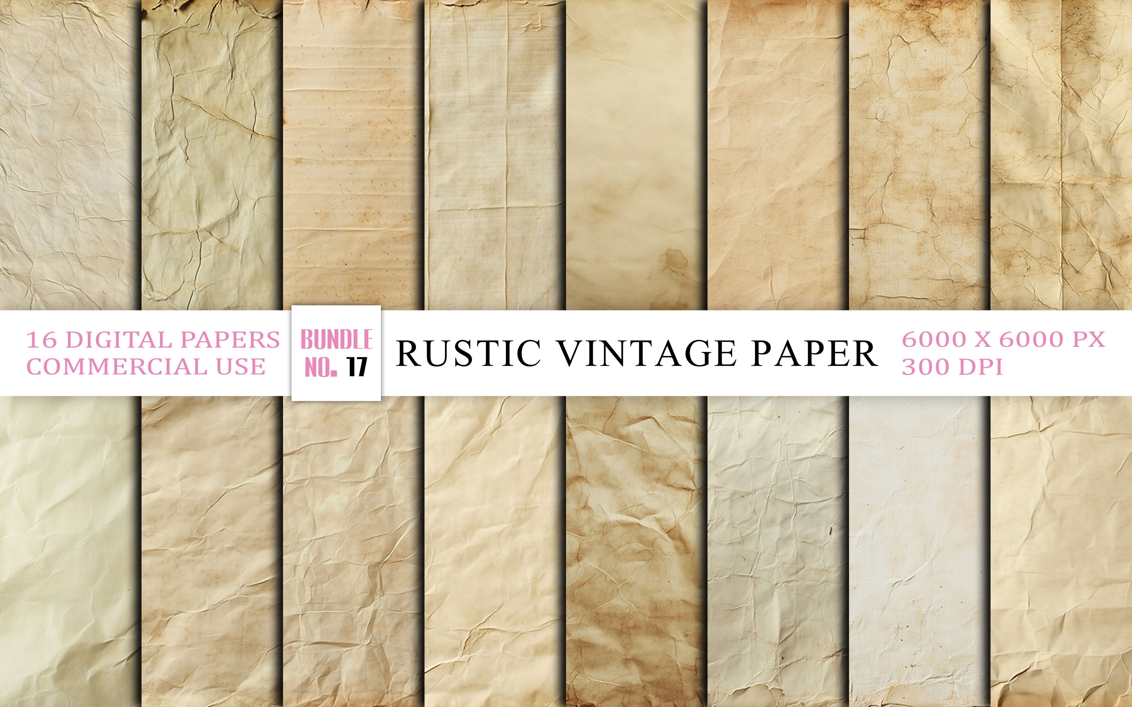 Rustic Vintage Paper Background Textures